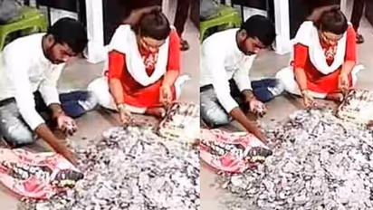  ಹೆಂಡ​ತಿಗೆ 55 ಸಾವಿರ ರು. ಜೀವ​ನಾಂಶ​ವನ್ನು ನಾಣ್ಯ​ದಲ್ಲೇ ಕೊಟ್ಟ ಪತಿ​ರಾ​ಯ!