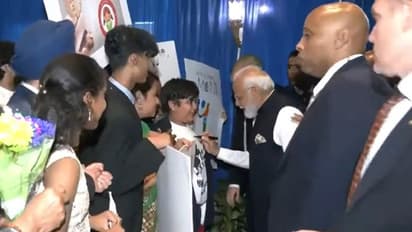 'PM Modi gave me a high five, signed my shirt...' A memorable moment at Washington, DC hotel (WATCH)