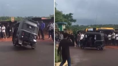 Viral video: വൈറലായി ഓട്ടോറിക്ഷാ സ്റ്റണ്ട്! 