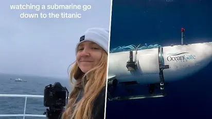 Missing Titanic submersible: Chilling video of OceanGate vessel starting doomed voyage goes viral (WATCH)