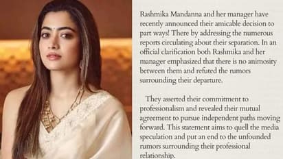 Rashmika Mandanna breaks silence on viral reports of former manager duping her of 80 lakhs