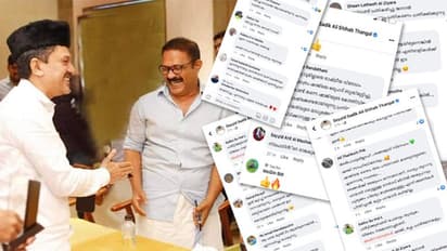 കേസ് റദ്ദാക്കിയിട്ടും മിണ്ടാതെ ലീഗ് നേതൃത്വം; അണികളുടെ പ്രതിഷേധമേറ്റു, ഒടുവിൽ ഷാജിയെ അഭിനന്ദിച്ച് തങ്ങൾ  