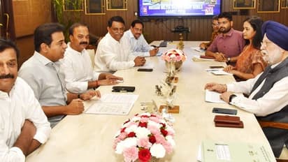 కేంద్రమంత్రి హర్దీప్ సింగ్ పూరితో మంత్రి కేటీఆర్, బీఆర్ఎస్ ఎంపీల భేటీ.. వీటిపైనే చర్చ