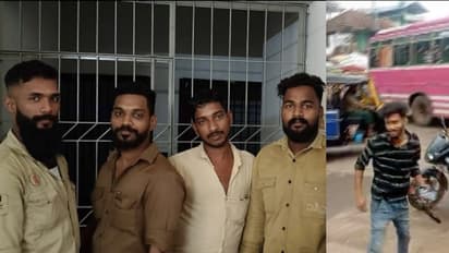 റോഡരികിൽ നിർത്തി ആളെക്കയറ്റി, ഗതാഗതക്കുരുക്ക്; ചോദ്യം ചെയ്ത ഹോം ഗാർഡിന് ക്രൂര മർദ്ദനം, ബസ് ജീവനക്കാർ പിടിയിൽ