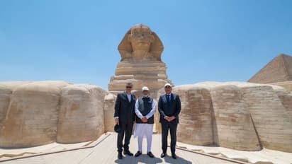 WATCH: PM Modi surprises with unscheduled visit to Egypt's iconic Pyramids built by ancient Pharaohs