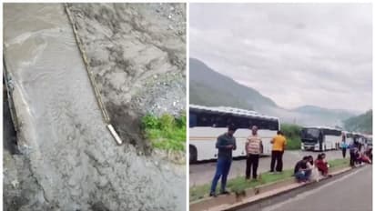 Himachal Pradesh: Heavy rains, flash floods trigger landslide in Mandi; Kullu highway blocked