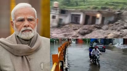 കനത്ത മഴ, മേഘവിസ്ഫോടനം; 6 മരണം, പ്രധാനമന്ത്രി നരേന്ദ്ര മോദിയുടെ പരിപാടികൾ മാറ്റി; ഉത്തരേന്ത്യയിൽ ദുരിതം