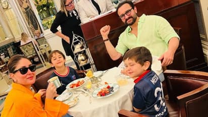 Kareena Kapoor, Saif Ali Khan enjoy vacation in London, share photos of breakfast with Jeh, Taimur
