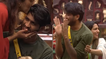 'ഉമ്മ തരല്ലേ ശോഭ, എനിക്കിഷ്‍ടമല്ല', ടാസ്‍കില്‍ അഖില്‍ മാരാര്‍