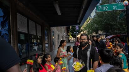 ಅಮೆರಿಕದಲ್ಲಿ ಸ್ಯಾಂಡಲ್‌ವುಡ್‌ ನಟ ರಿಷಬ್ ಶೆಟ್ಟಿಗೆ "ವಿಶ್ವ ಶ್ರೇಷ್ಠ ಕನ್ನಡಿಗ 2023" ಪ್ರಶಸ್ತಿ ಪ್ರದಾನ 