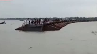 WATCH: Under construction bridge collapses in Bihar's Vaishali, third incident this month