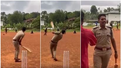 ലോംഗ് ഓഫിലേക്കൊരു കൂറ്റന് സിക്സര്! ലഹരി പദാര്ത്ഥങ്ങളെ ബൗണ്ടറി കടത്തി കേരള പൊലീസ്- വീഡിയോ