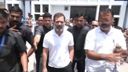 Congress leader Rahul Gandhi's convoy stopped in Manipur by cops fearing violence; check details | WATCH