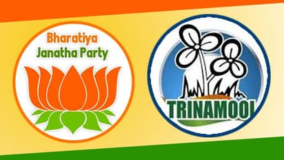 bjp tmc flag