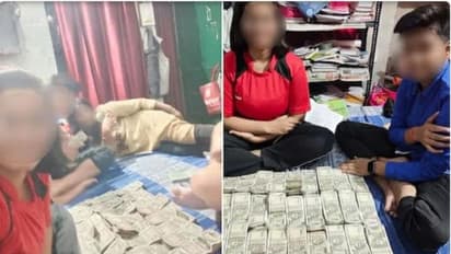 ನೋಟುಗಳ ಬಂಡಲ್‌ ಮುಂದೆ ಪತ್ನಿ-ಮಕ್ಕಳ ಸೆಲ್ಫಿ ಖುಷಿ, ಪೊಲೀಸ್‌ ಆಫೀಸರ್‌ಗೆ ವರ್ಗಾವಣೆ ಬಿಸಿ