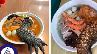 ಅಬ್ಬಬ್ಬಾ..ಮೊಸಳೆ ಕಾಲಿನ ಸೂಪ್‌, ತೈವಾನೀಸ್‌ ರೆಸ್ಟೋರೆಂಟ್‌ನ ಹೊಸ ಡಿಶ್‌ ನೋಡಿ ಗ್ರಾಹಕರು ಶಾಕ್‌!
