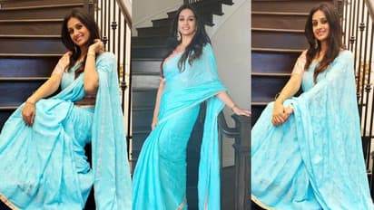 చీరలో కేక పుట్టిస్తున్న హీరోయిన్ లయ... హోమ్లీ బ్యూటీ గ్లామర్ ట్రీట్ అదుర్స్!