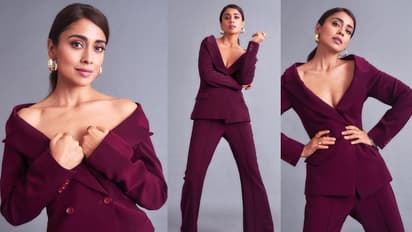 కోటు జారీ పోతుంది పైగా లోదుస్తులు లేవు... స్టార్ లేడీ శ్రియ శరన్ తెగింపు చూశారా?