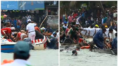 Champakulam boat race: Snake boat rowed by 25 women capsizes, all rescued