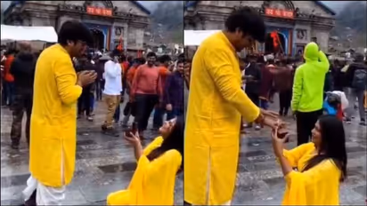 WATCH: YouTuber proposes her partner in front of iconic Kedarnath temple; leaves internet divided