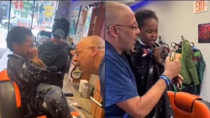 Viral video: പ്രത്യേക കരുതൽ വേണ്ടുന്ന കുഞ്ഞുങ്ങൾക്കായി ഒരു ബാർബർ ഷോപ്പ്, വൈറലായി വീഡിയോ