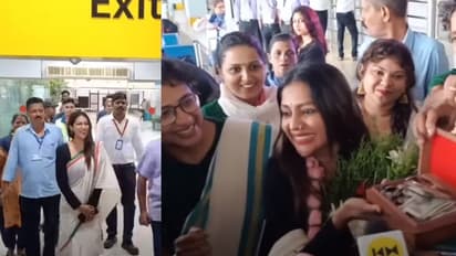 'ടോം കപ്പ് കൊണ്ടുപോയെങ്കില്‍ ജെറിക്ക് ലഭിച്ചത് പ്രേക്ഷക മനസുകള്‍'; വിമാനത്താവളത്തില്‍ ശോഭയ്ക്ക് സ്വീകരണം