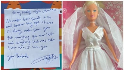 ‍‍'നഷ്ടപ്പെട്ടത് നിനക്ക് തിരിച്ചു കിട്ടുമെന്ന് ഞാന്‍ ഉറപ്പാക്കും'; ഭര്‍ത്താവിന്‍റെ കുറിപ്പ് പങ്കുവച്ച് ഭാര്യ 