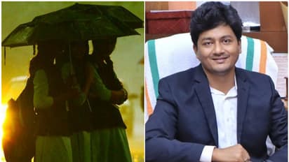 മഴയായതിനാൽ അവധി, 'അച്ഛനും അമ്മയും പറയുന്നത് കേട്ട് വീട്ടിലിരിക്കണേ...'; കുട്ടികളെ ചേര്ത്തുപിടിച്ച് കൃഷ്ണ തേജ