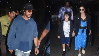 Shah Rukh Khan is back from US amid news of injury; shuts down rumours of surgery