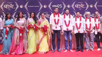 3 ஹீரோயின்கள்... ரூ.100 கோடி பட்ஜெட் - பூஜையுடன் ஆரம்பமானது ஜெயம் ரவியின் பான் இந்தியா படம் ‘ஜீனி’