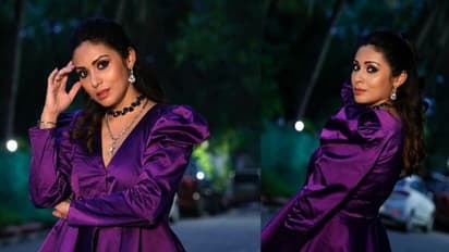 వైలెట్ కలర్ డ్రస్ లో వయ్యారాలుపోతున్న సదా, తగ్గేదే లేదంటున్న సీనియర్ బ్యూటీ.. 