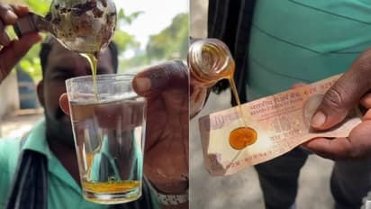 തേൻ ശുദ്ധമാണോ എന്നറിയാൻ ഒരു 'ട്രിക്ക്'; രസകരമായ വീഡിയോ നോക്കൂ