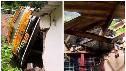 ആറംഗ കുടുംബത്തിനാശ്വാസം,'വീടിന് മുകളിലെ ലോറി' ഒടുവിൽ മാറ്റി; നഷ്ടപരിഹാരത്തിൽ ധാരണ