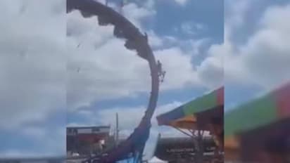 റോളർകോസ്റ്റർ റൈഡിങ്ങിന് കയറിയവർ തലകീഴായി കിടന്നത് മൂന്നു മണിക്കൂറിലേറെ!