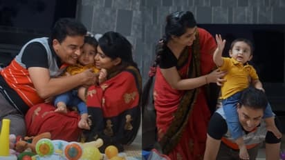 దిల్ రాజు కొడుకు కోసం బ్యూటిఫుల్ సాంగ్ కంపోజ్ చేసిన తమన్.. తండ్రీ కొడుకుల అల్లరి వైరల్