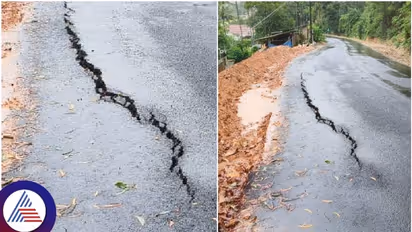 ರಾಜ್ಯದಲ್ಲಿ ಭರ್ಜರಿ ಮಳೆ: ಕಳಸ-ಕುದುರೆಮುಖ-ಮಂಗಳೂರು ಹೆದ್ದಾರಿಯಲ್ಲಿ ಬಿರುಕು