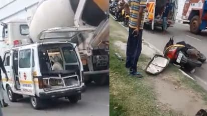 கிருஷ்ணகிரியில் கோர விபத்து.. லாரி மோதி துணை வட்டார வளர்ச்சி அலுவலர்கள் உடல் நசுங்கி பலி!