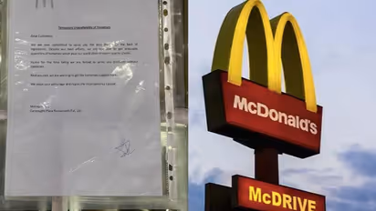 തക്കാളി വില കൂടിയതിന് പിന്നാലെ നോട്ടീസ് ഇറക്കി മക് ഡൊണാള്ഡ്സ്...