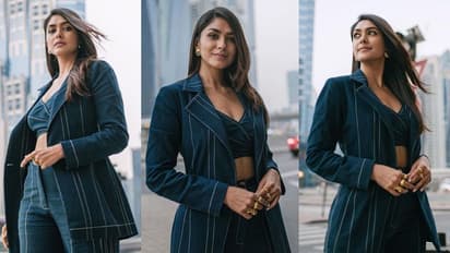 కోటు బటన్స్ తీసేసి సూపర్ హాట్ గా మృణాల్... సీతారామం బ్యూటీని ఇలా చూసి తట్టుకోవడం కష్టమే!