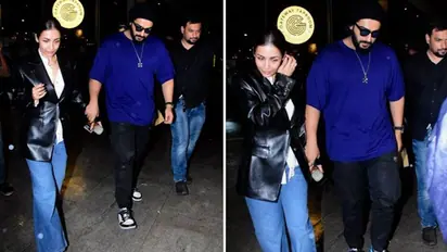 Bollywood power couple Malaika Arora,  Arjun Kapoor stun in stylish outfits on romantic dinner date