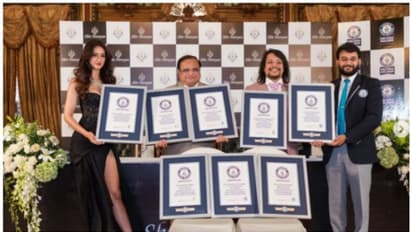 54,000 വജ്രങ്ങളിൽ തീർത്ത ആഭരണങ്ങൾ; ഇന്ത്യൻ ജ്വല്ലറി ഗ്രൂപ്പിന് 8 ലോക റെക്കോർഡ്