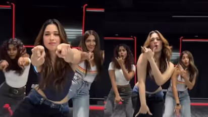 'കാവാലയ്യാ' സ്റ്റെപ്പ് വീണ്ടും ഇട്ട് തമന്ന; വീഡിയോ ഗംഭീര വൈറല്‍.!