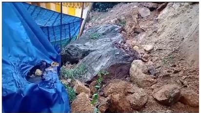 കൊല്ലത്ത് കല്ല്യാണ വീട്ടിലെ പാചകപ്പുരയിലേക്ക് മണ്ണും പാറക്കല്ലും ഇടിഞ്ഞ് വീണു; പാചകക്കാരന് പരിക്ക്