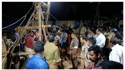  90 അടി താഴ്ച്ചയുള്ള കിണറിൽ 20 അടിയോളം മണ്ണ്, കിണറ്റിലകപ്പെട്ടയാളെ കണ്ടെത്താനായില്ല; രക്ഷാപ്രവർത്തനം ഊ‍ർജ്ജിതം