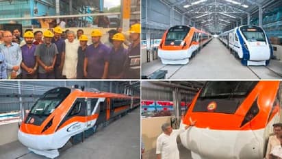 ನೀಲಿ ಬದಲು ಕೇಸರಿ, ಬೂದು: ವಂದೇ ಭಾರತ್ಗೆ ಈಗ ಹೊಸ ಬಣ್ಣ, ವಿನ್ಯಾಸ!