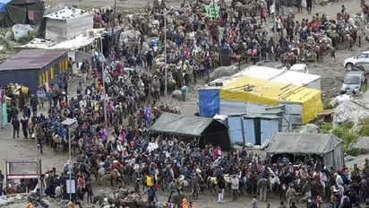 ಕರ್ನಾಟಕದಿಂದ 18,000 ಯಾತ್ರಿಕರು ಅಮರನಾಥಕ್ಕೆ: ಎಲ್ಲರೂ ಸೇಫ್