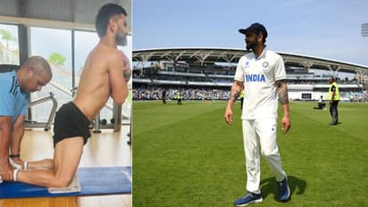 'ക്രിക്കറ്റിലെ ക്രിസ്റ്റ്യാനോ'; വിരാട് കോലിയുടെ വര്ക്കൗട്ട് ചിത്രം കണ്ട് അന്തംവിട്ട് ആരാധകര്