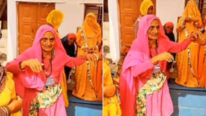 ಇಳಿ ವಯಸ್ಸಿನಲ್ಲಿ ಅದೇ ಉತ್ಸಾಹ, ಅದೇ ಚೈತನ್ಯ, ಅಜ್ಜಿಯ ಘೂಮರ್ ಡ್ಯಾನ್ಸ್ಗೆ ಭಾರಿ ಮೆಚ್ಚುಗೆ!