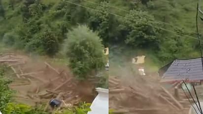 മണ്ണും മരവും കുത്തിയൊലിച്ചെത്തി, വീടിരുന്നിടം ശൂന്യം; ദുരിതം തീർത്ത മഴക്കെടുതിയുടെ ഭയപ്പെടുത്തുന്ന ദൃശ്യങ്ങൾ