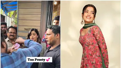 Rashmika Mandanna's fan rude to her, snatches away phone from her hand; Watch video